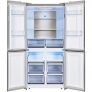 Холодильник трехкамерный LEX LCD505SsGID Side by Side, инверторный сапфир