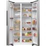 Холодильник двухкамерный Gorenje NRR9185EAXLWD Side by Side, инверторный серебристый