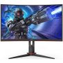 27″ Монитор AOC Gaming C27G2ZU, 1920×1080, VA, 240Гц, 2хHDMI, 1хDP, изогнутый, черный/красный и черный