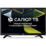 24″ Телевизор LEFF 24H690T, HD, черный, СМАРТ ТВ, Салют ТВ