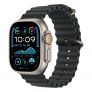 Apple Watch Ultra 2 (2024), 49 мм корпус из титана цвета «Natural», ремешок Ocean Band цвета «Black»